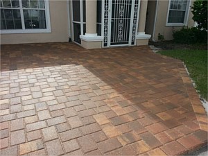 Paver Entryway Maintenance, Inverness, FL